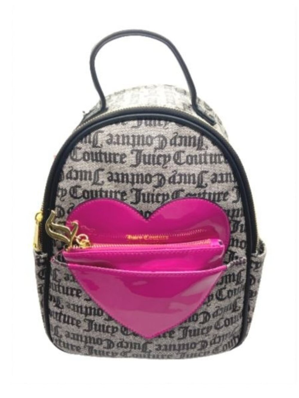 Juicy Couture Mini Backpack Gothic Status Black Whole Lotta Love